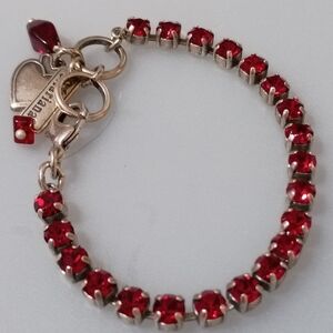 Mariana Swarovski Bracelet with Red Crystals